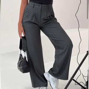 NEW NEVER WORN Princess Polly Archer Pants Slate Petite 8P
